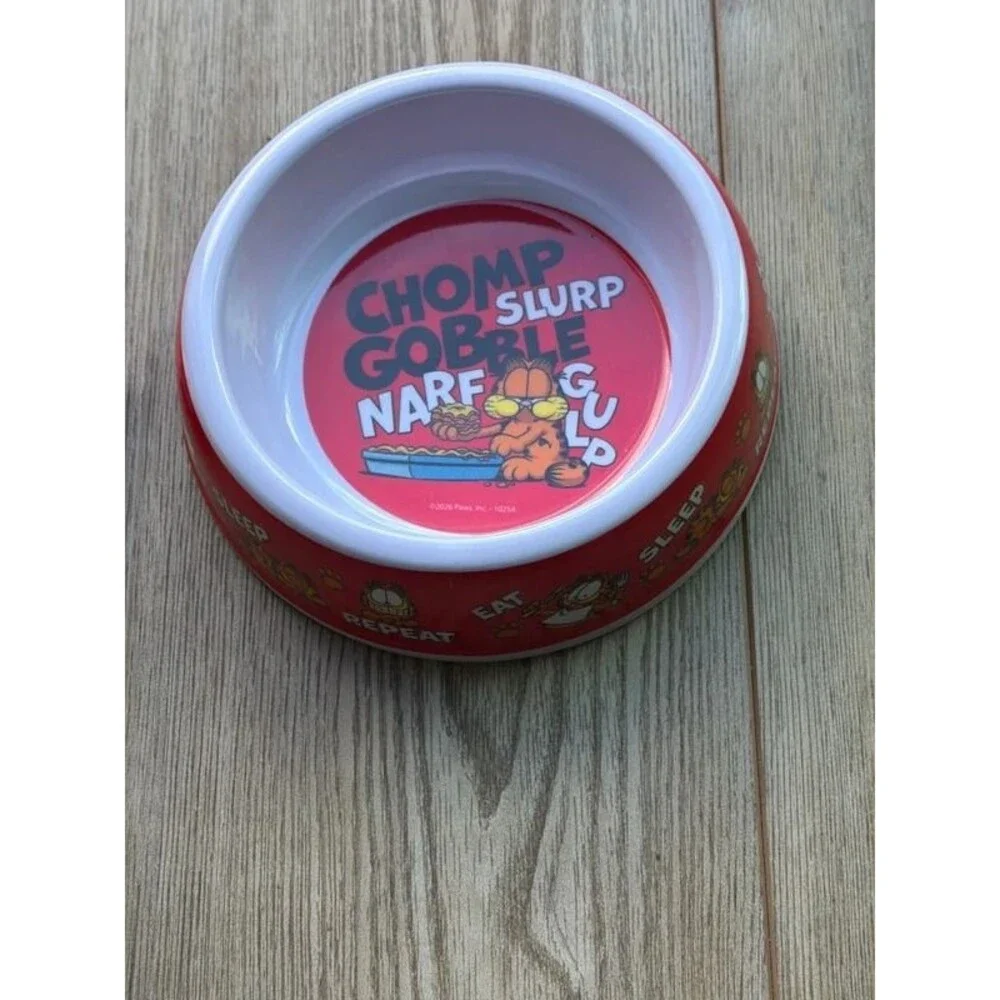 Garfield cat bowl & Toy